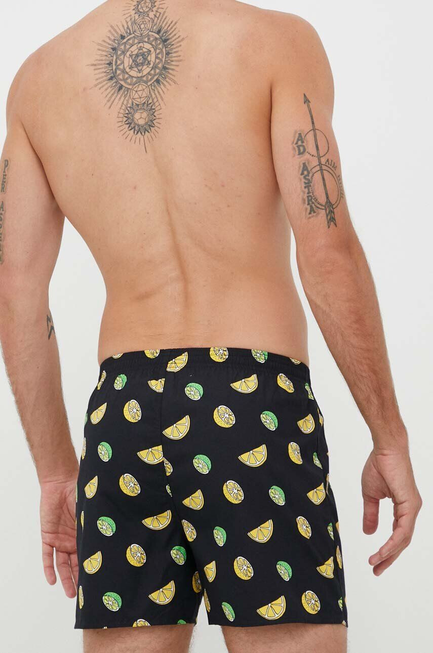 Hollister Co. Bavlněné boxerky 5-pack černá barva - Pepit.cz