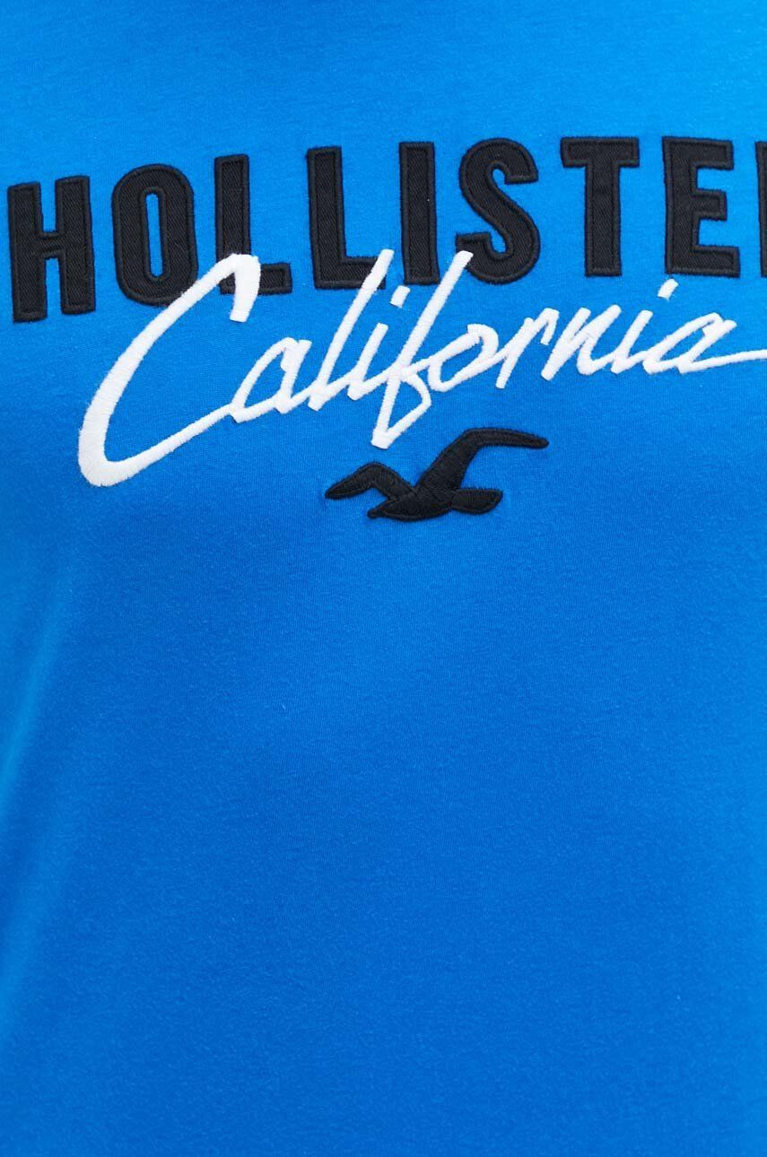 Hollister Co. Bavlněné tričko s aplikací - Pepit.cz