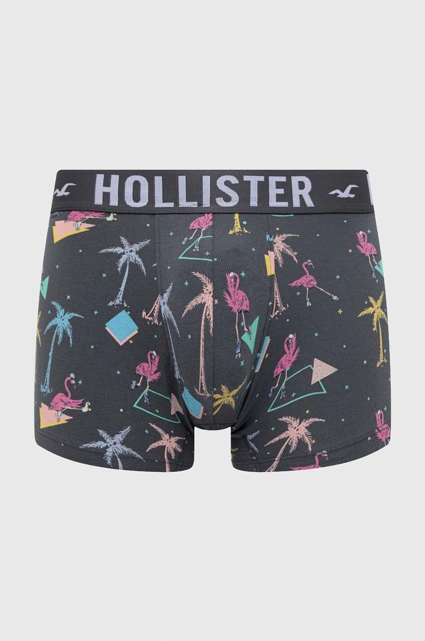 Hollister Co. Boxerky 3-pack pánské růžová barva - Pepit.cz