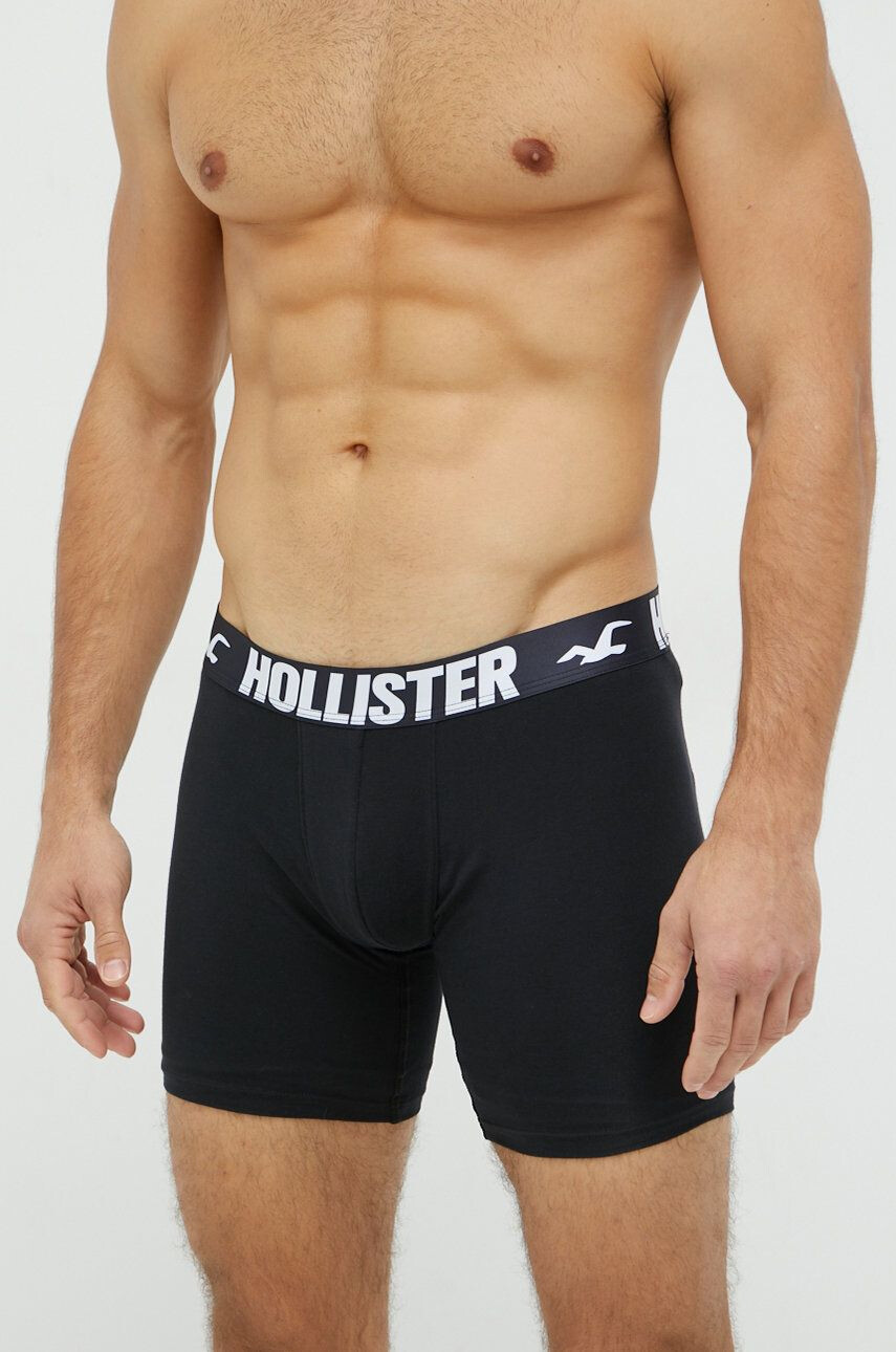 Hollister Co. Boxerky 5-pack pánské bílá barva - Pepit.cz