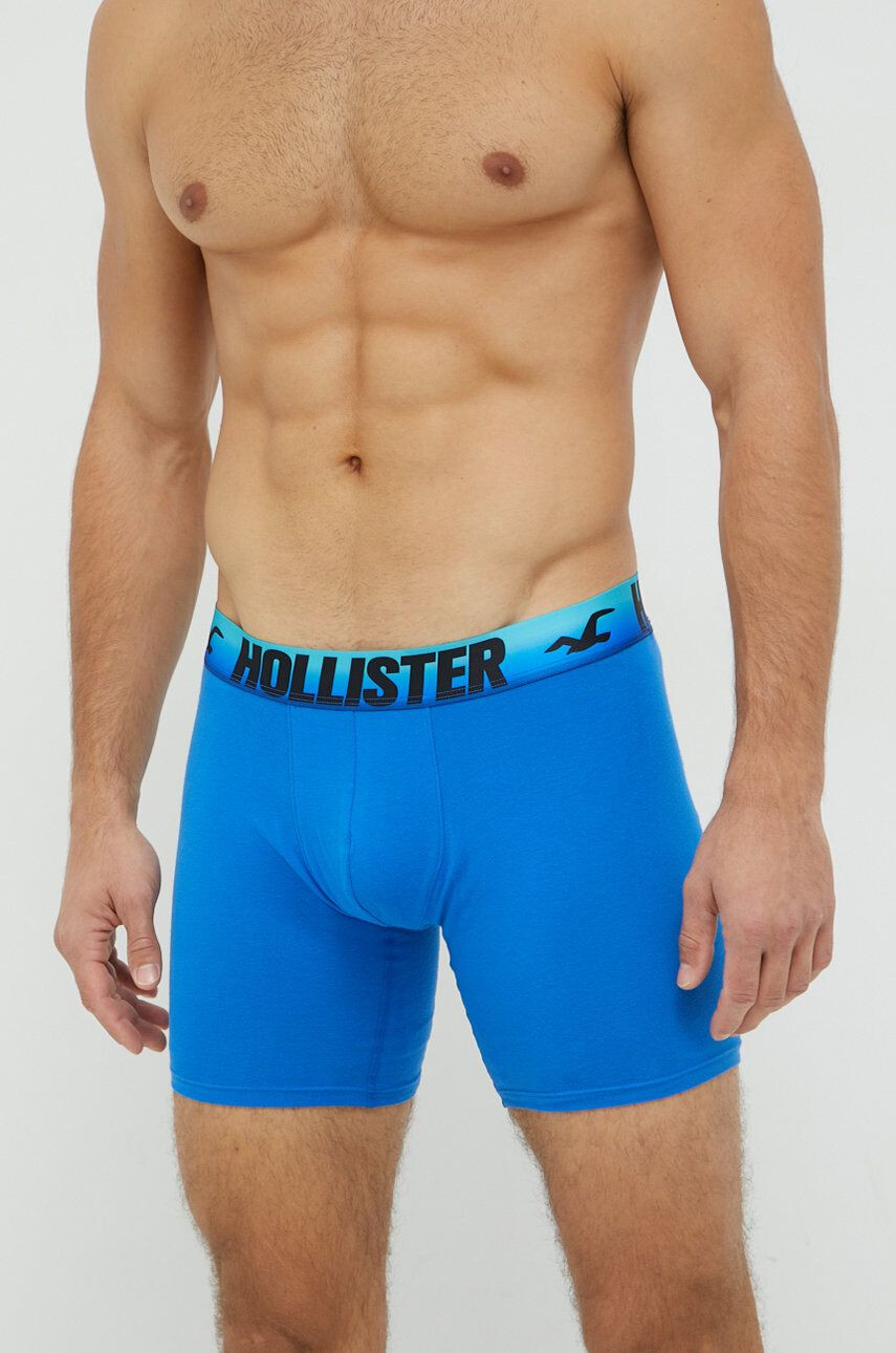 Hollister Co. Boxerky 5-pack pánské bílá barva - Pepit.cz