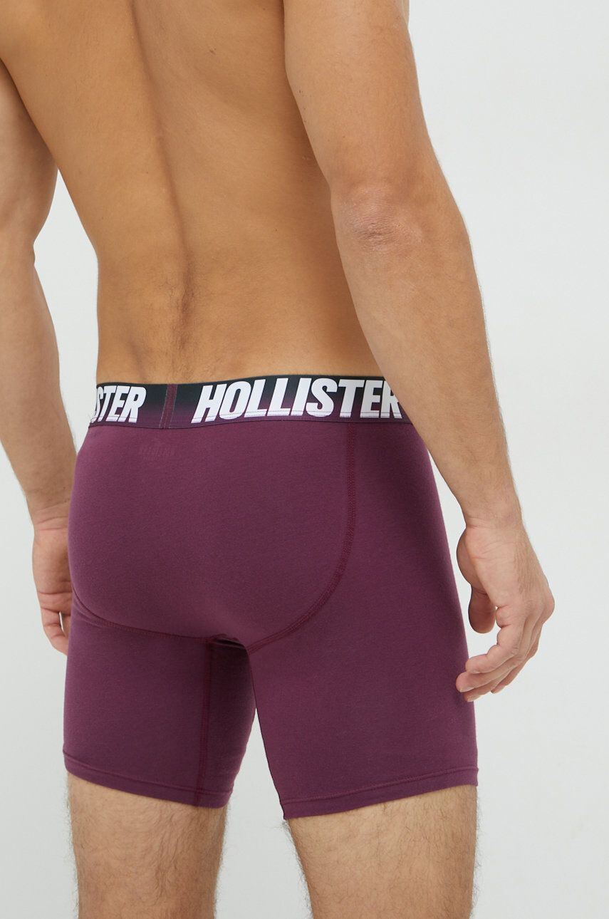 Hollister Co. Boxerky 5-pack pánské bílá barva - Pepit.cz