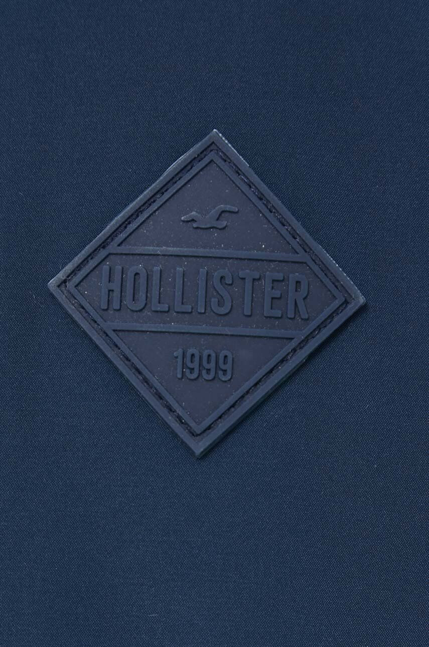 Hollister Co. Bunda dámská tmavomodrá barva zimní - Pepit.cz