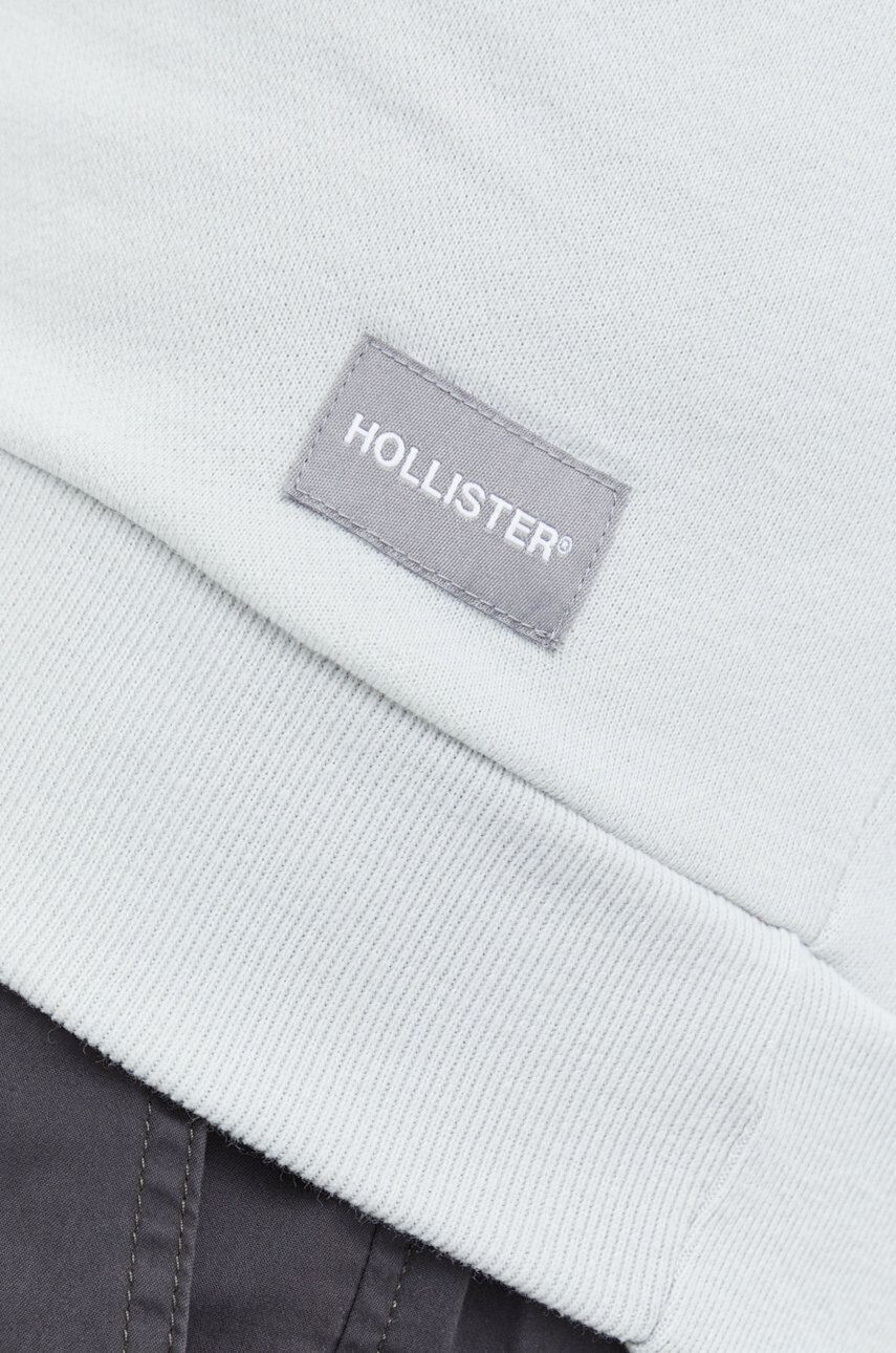 Hollister Co. Mikina pánská bílá barva vzorovaná - Pepit.cz