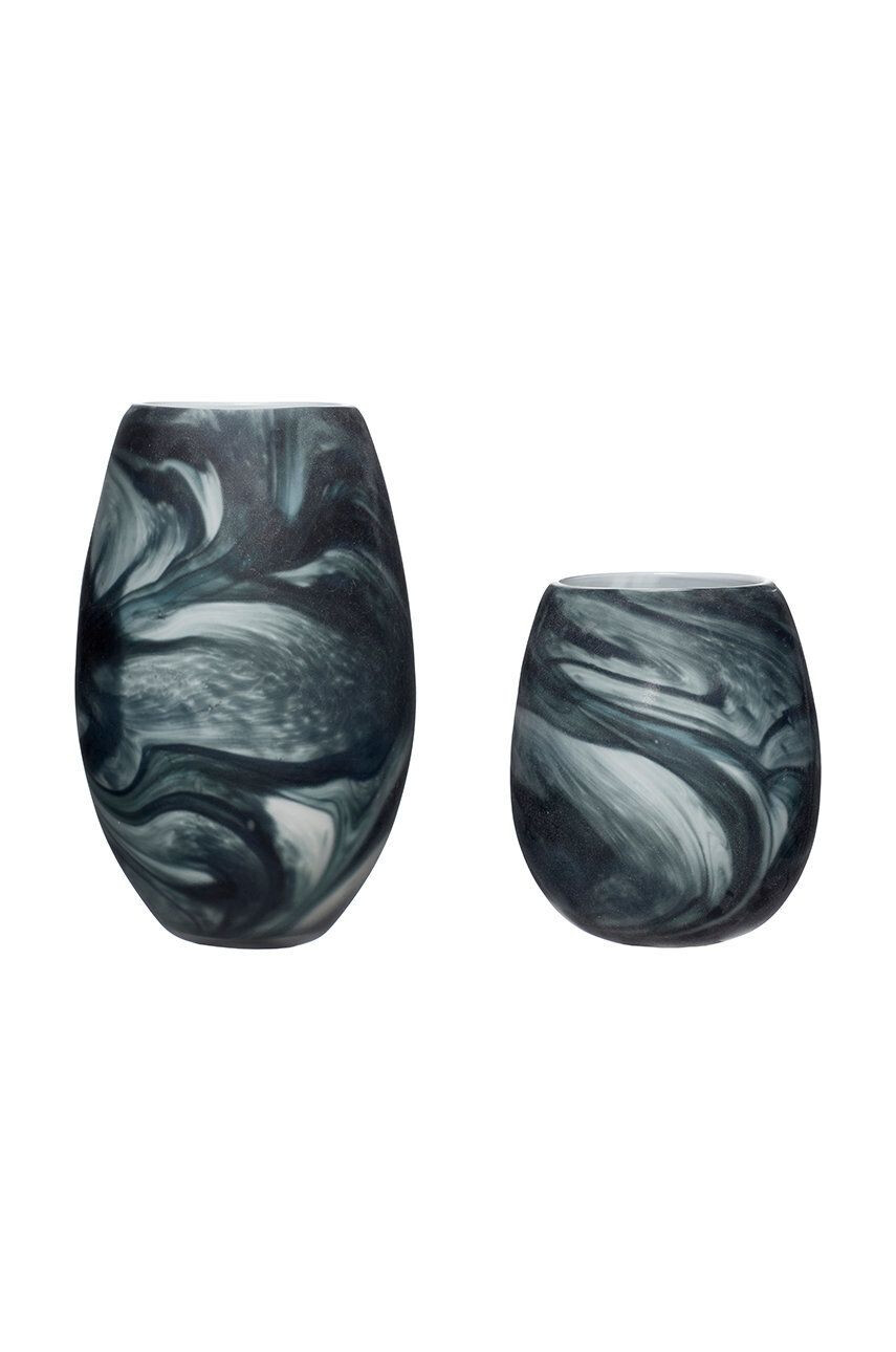 Hübsch Sada dekorativních váz Leaf Vases 2-pack - Pepit.cz