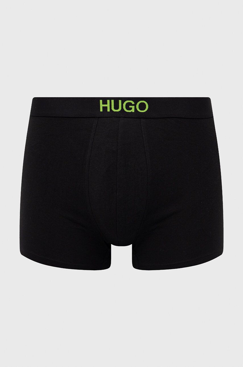 Hugo Boxerky (2-pack) pánské černá barva - Pepit.cz