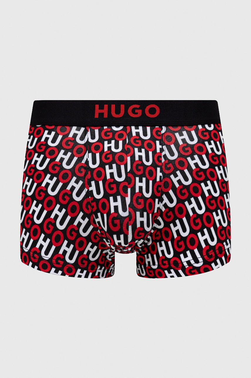 Hugo Boxerky 2-pack pánské černá barva - Pepit.cz