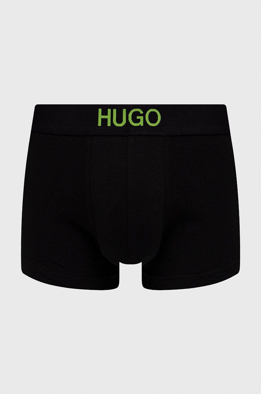 Hugo Boxerky (2-pack) černá barva - Pepit.cz