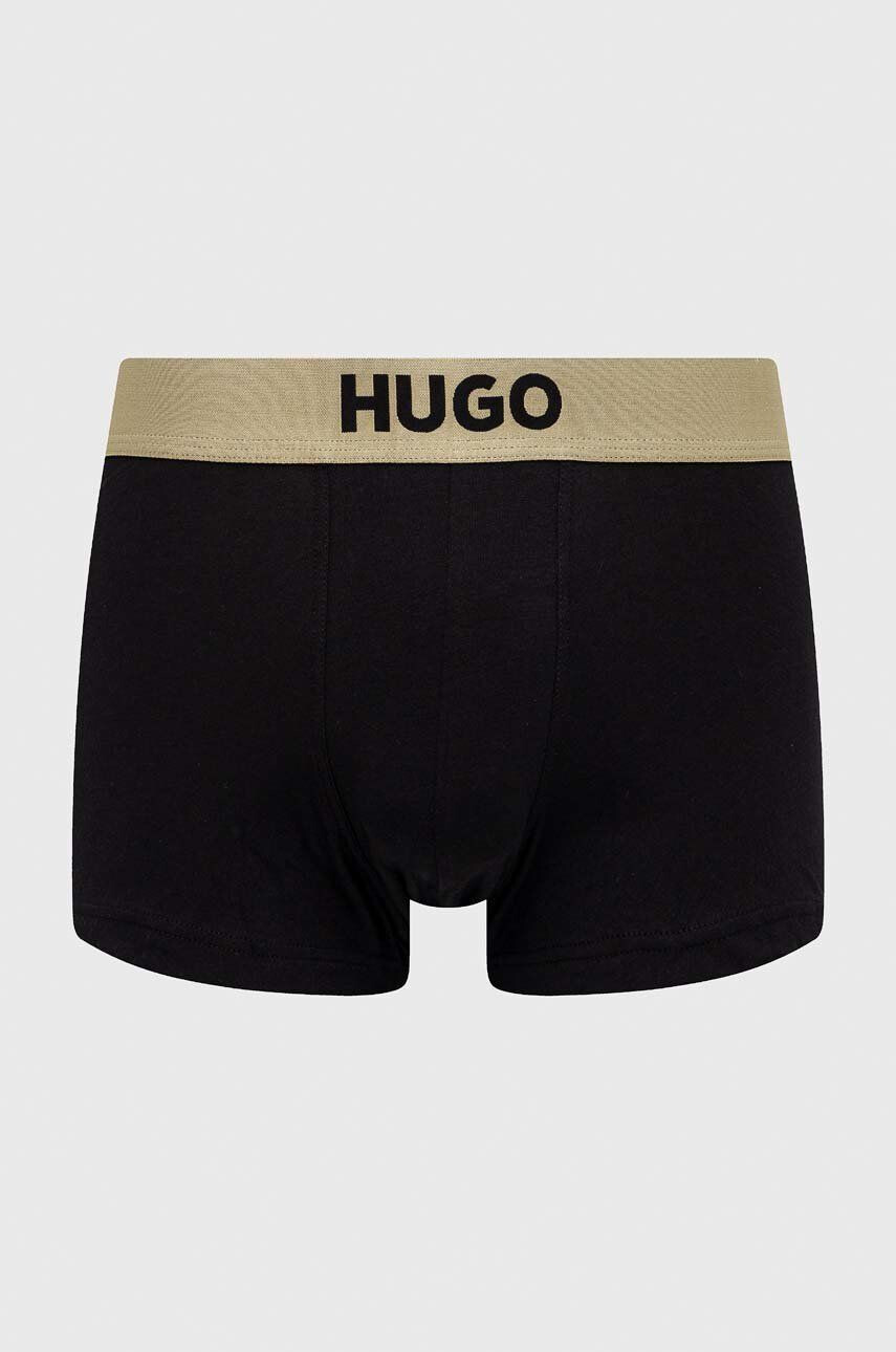 Hugo Boxerky 2-pack pánské černá barva - Pepit.cz