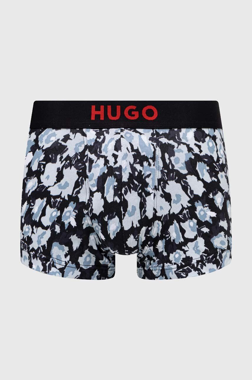 Hugo Boxerky 2-pack pánské tyrkysová barva - Pepit.cz