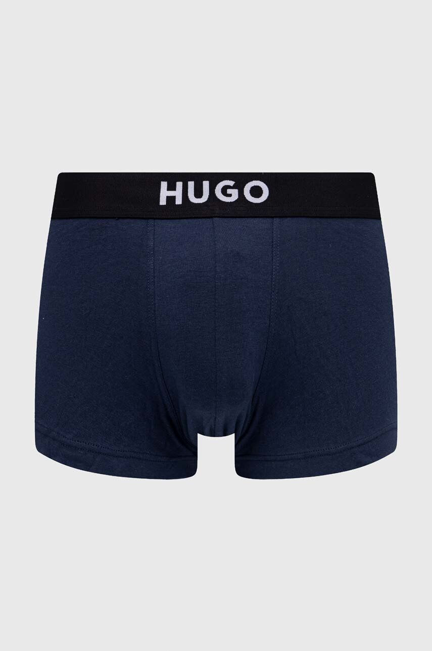 Hugo Boxerky 2-pack pánské tyrkysová barva - Pepit.cz