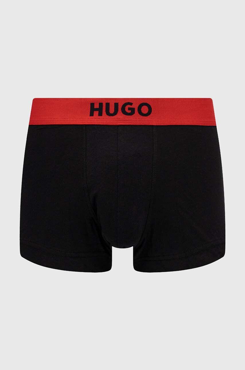 Hugo Boxerky 2-pack pánské červená barva - Pepit.cz