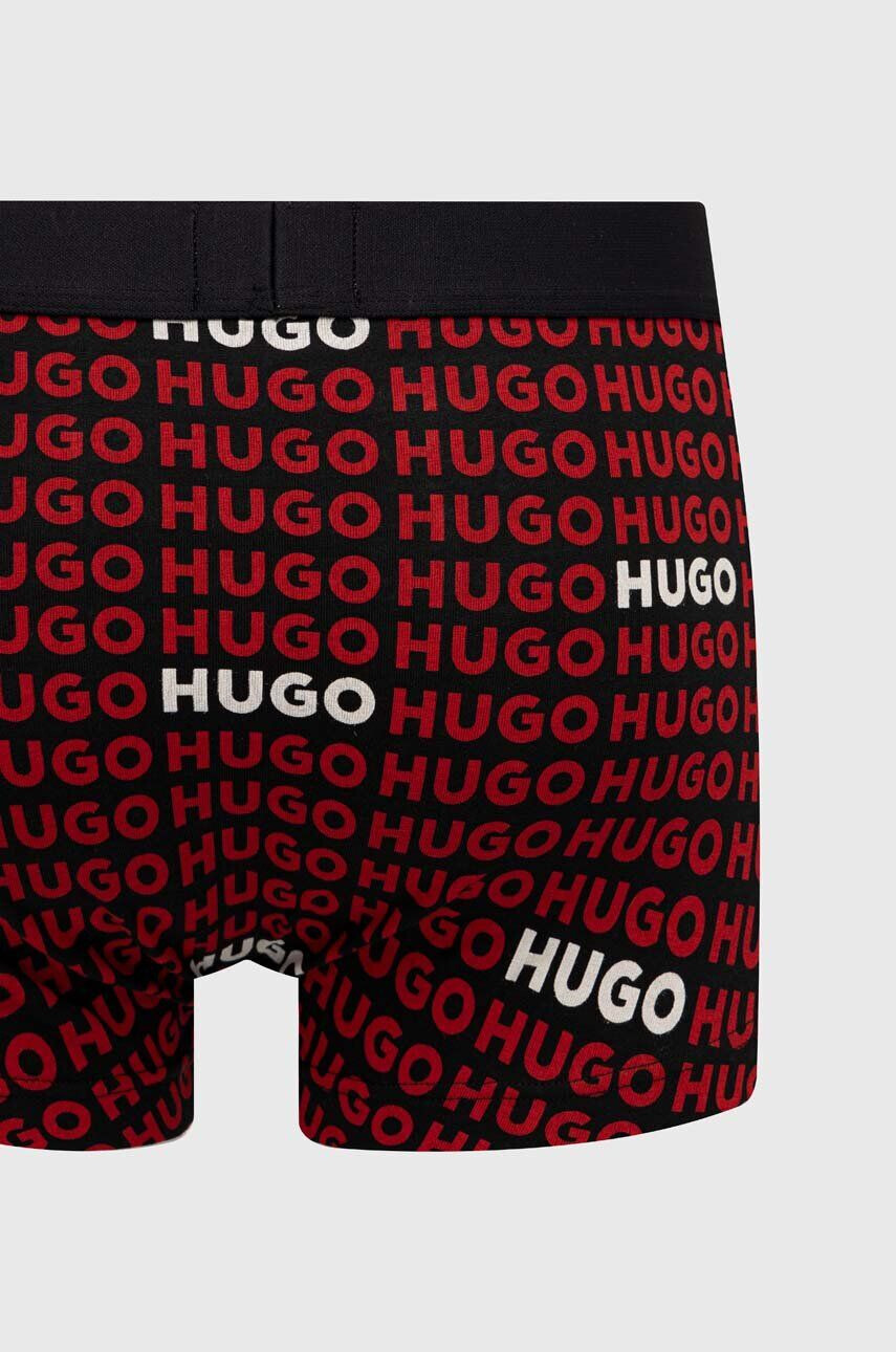 Hugo Boxerky 2-pack pánské červená barva - Pepit.cz