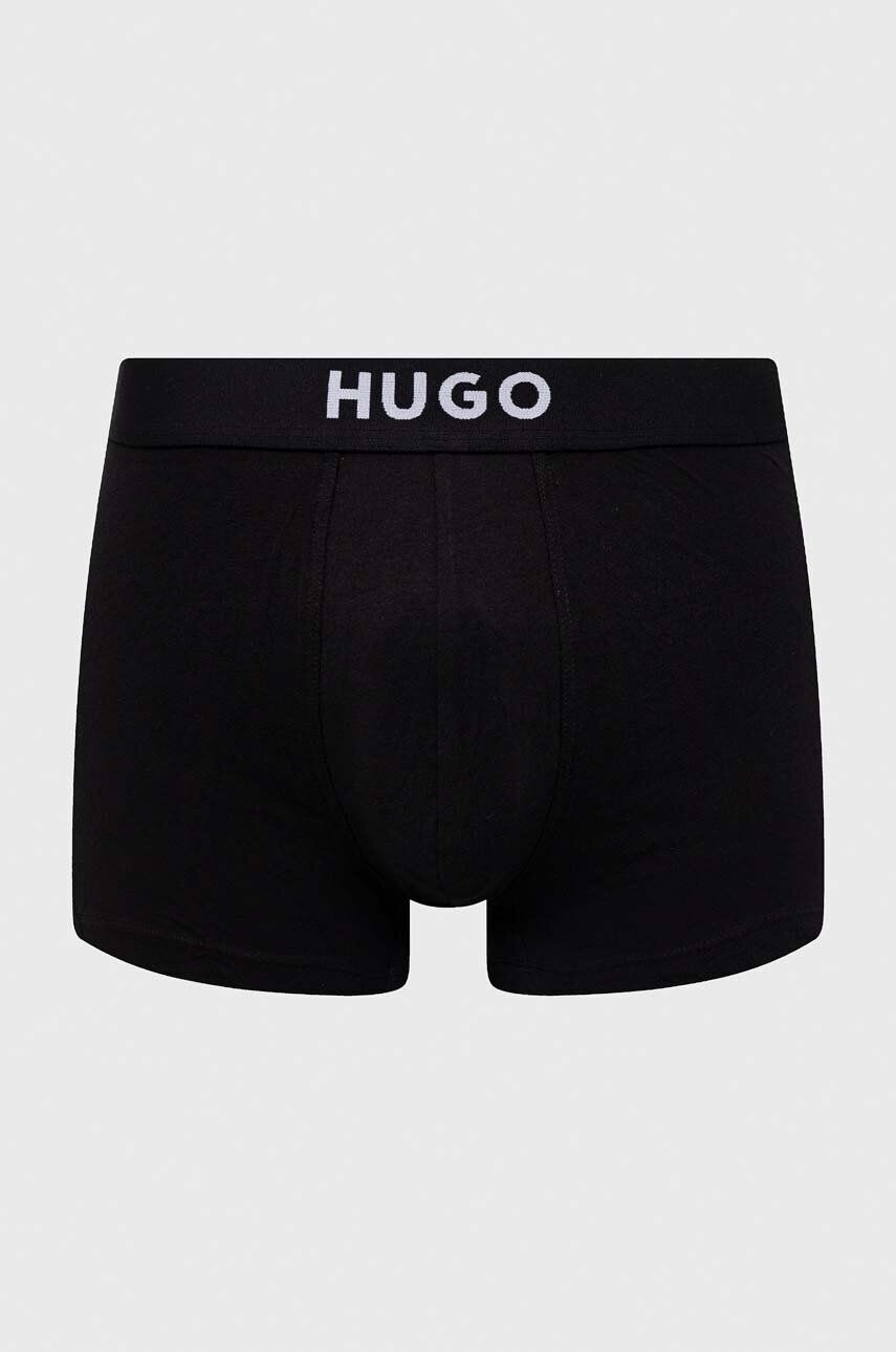 Hugo Boxerky 2-pack pánské černá barva - Pepit.cz