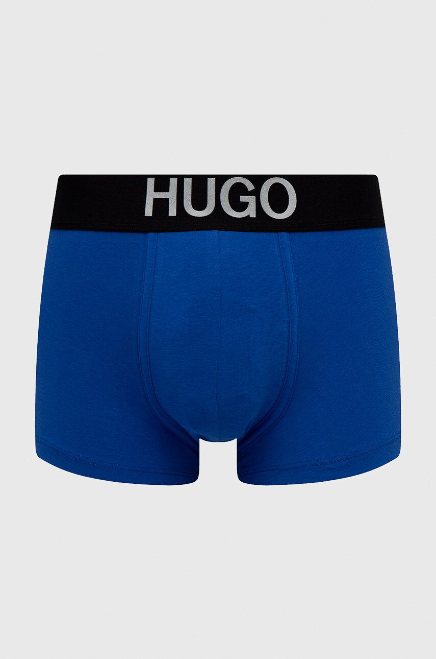 Hugo Boxerky (3-pak) pánské modrá barva - Pepit.cz