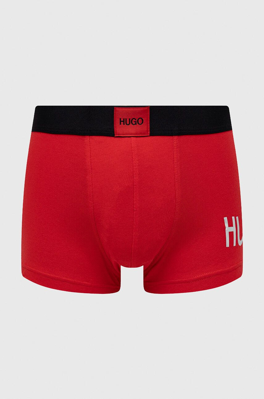 Hugo Boxerky (3-pack) pánské tmavomodrá barva - Pepit.cz