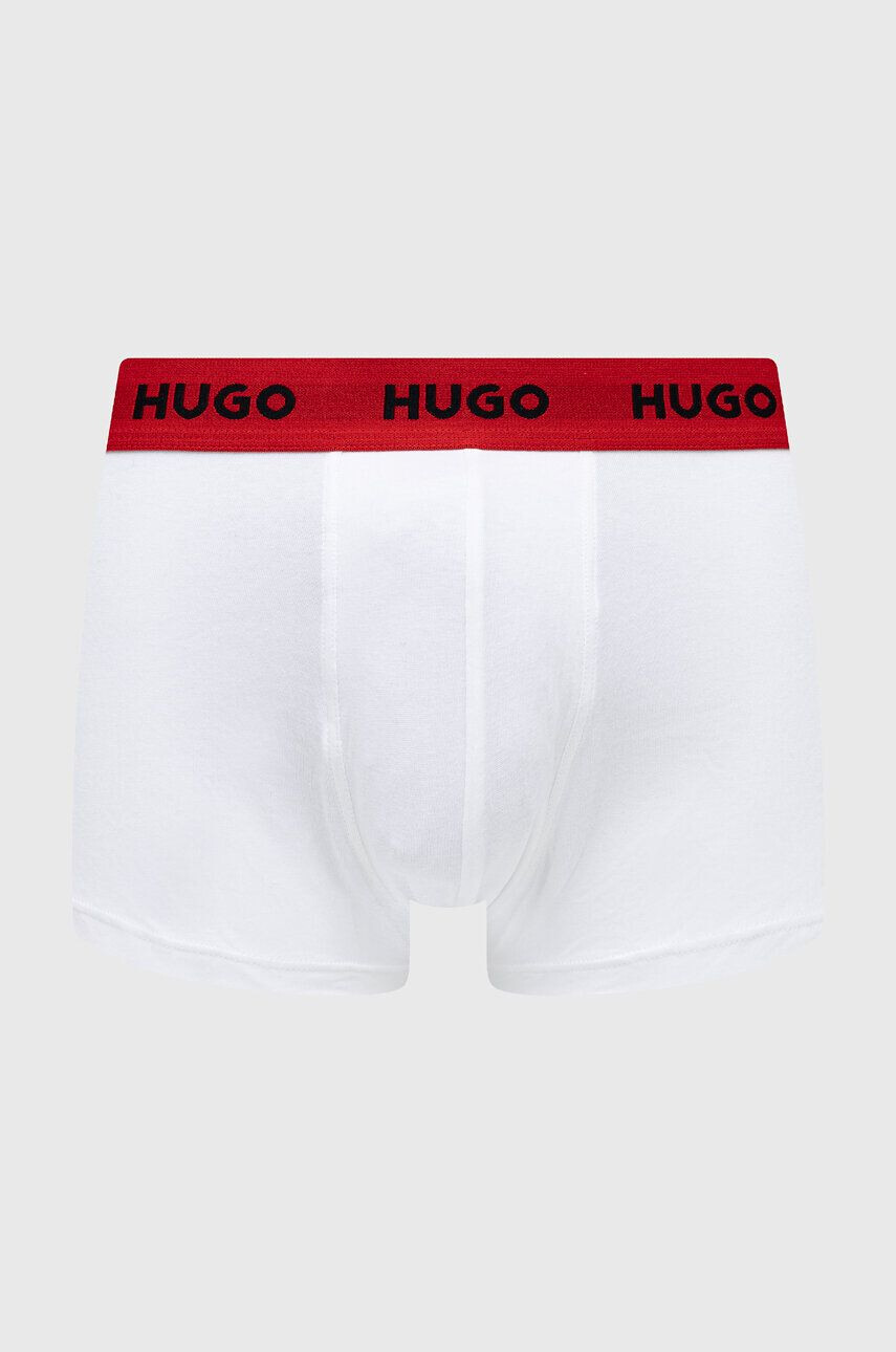 Hugo Boxerky 3-pack pánské černá barva - Pepit.cz