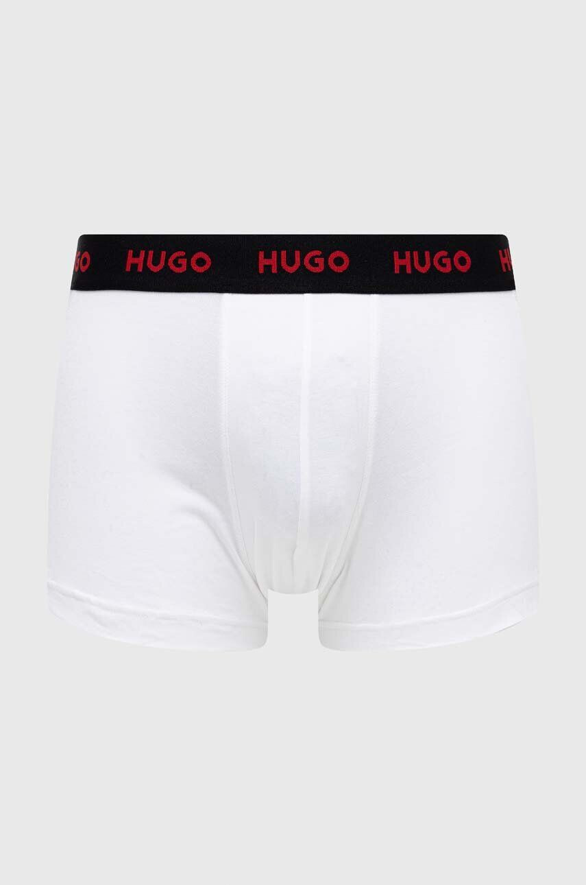 Hugo Boxerky 3-pack pánské černá barva - Pepit.cz