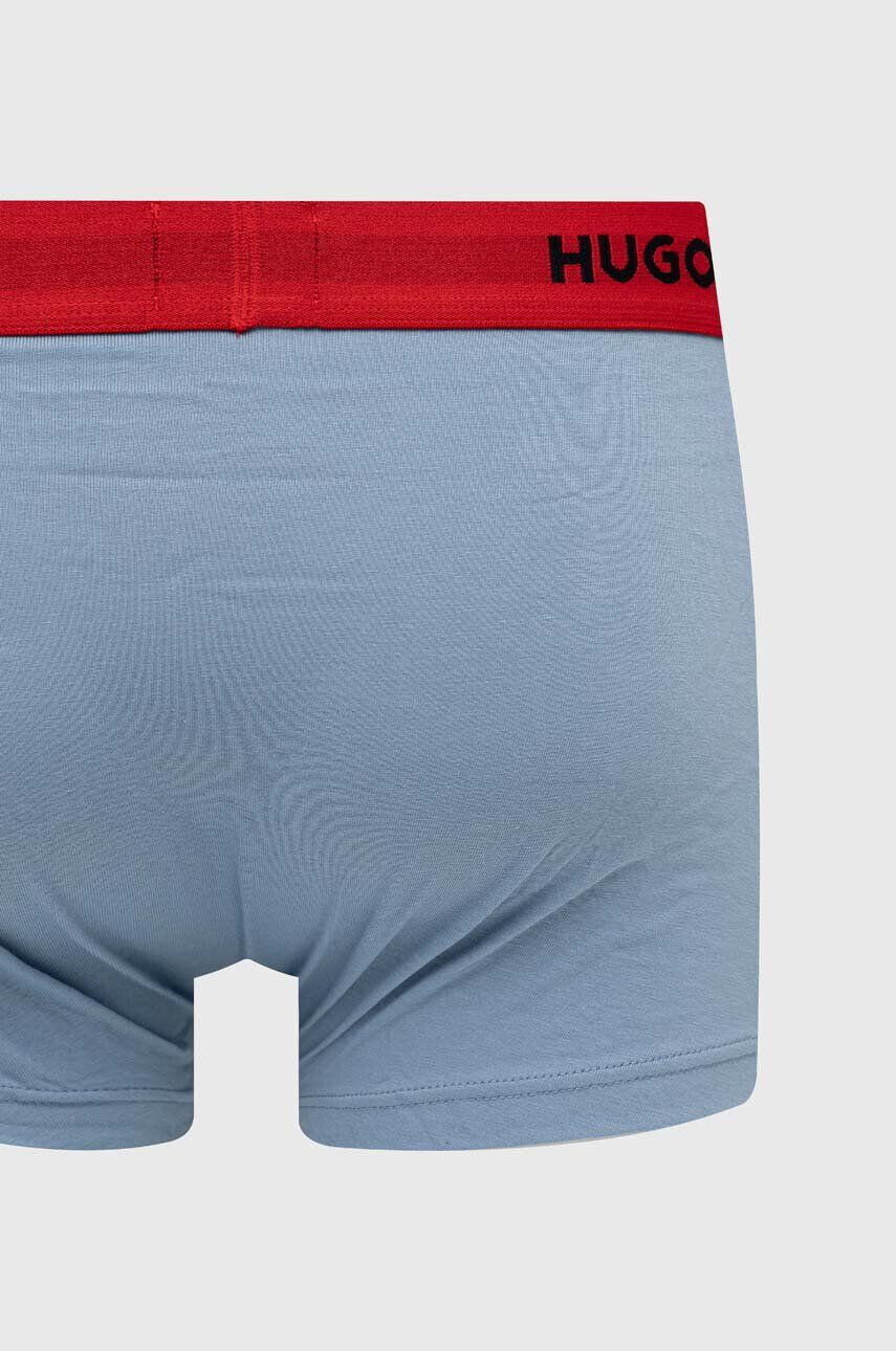 Hugo Boxerky 3-pack pánské černá barva - Pepit.cz