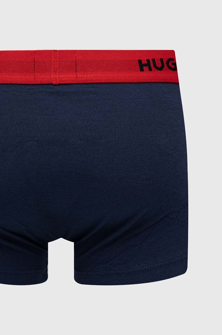 Hugo Boxerky 3-pack pánské černá barva - Pepit.cz