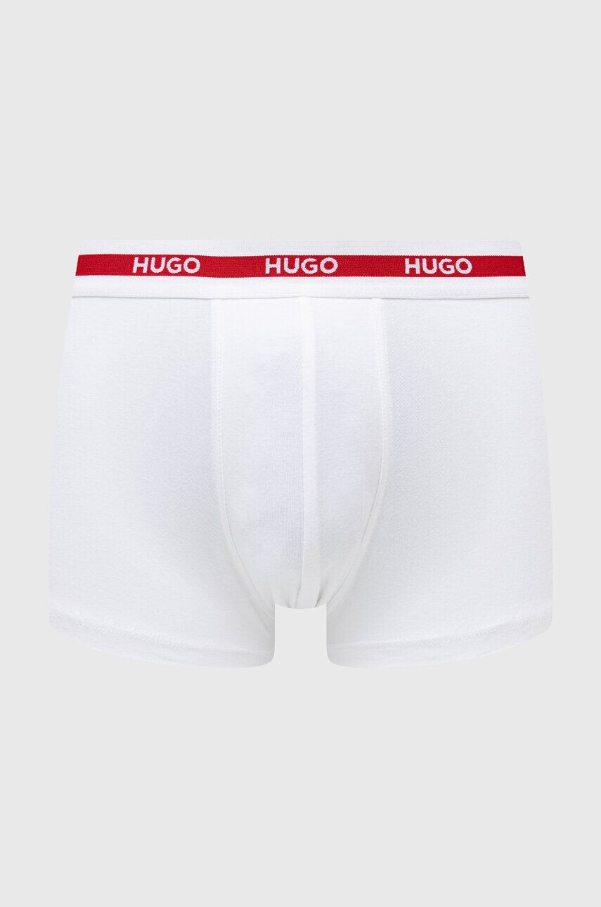 Hugo Boxerky 3-pack pánské bílá barva - Pepit.cz