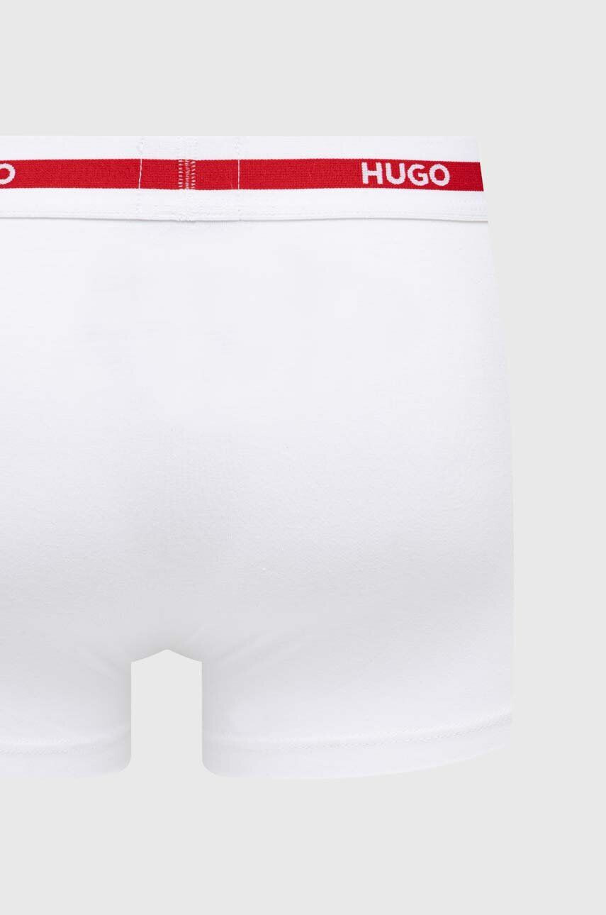 Hugo Boxerky 3-pack pánské bílá barva - Pepit.cz