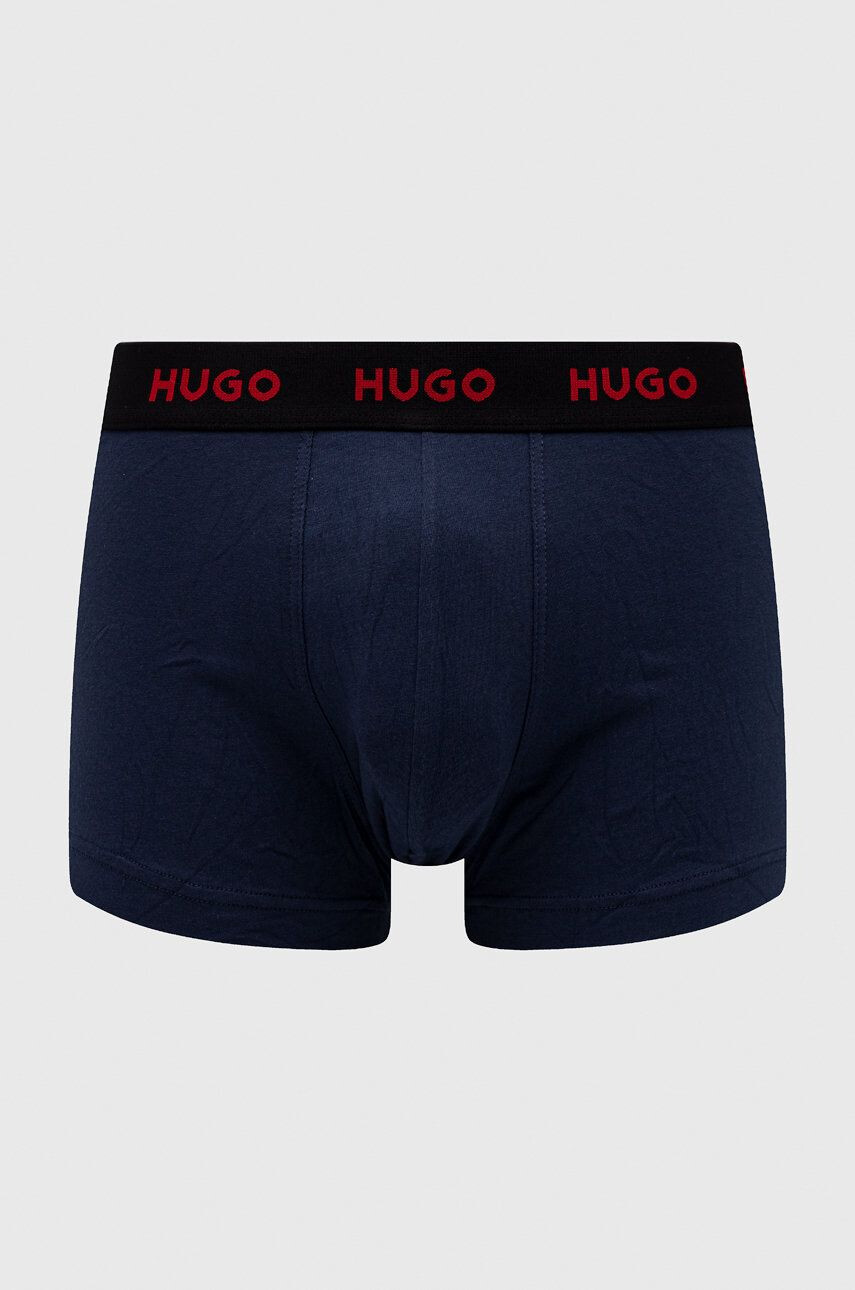 Hugo Boxerky ( 3-pak) pánské černá barva - Pepit.cz