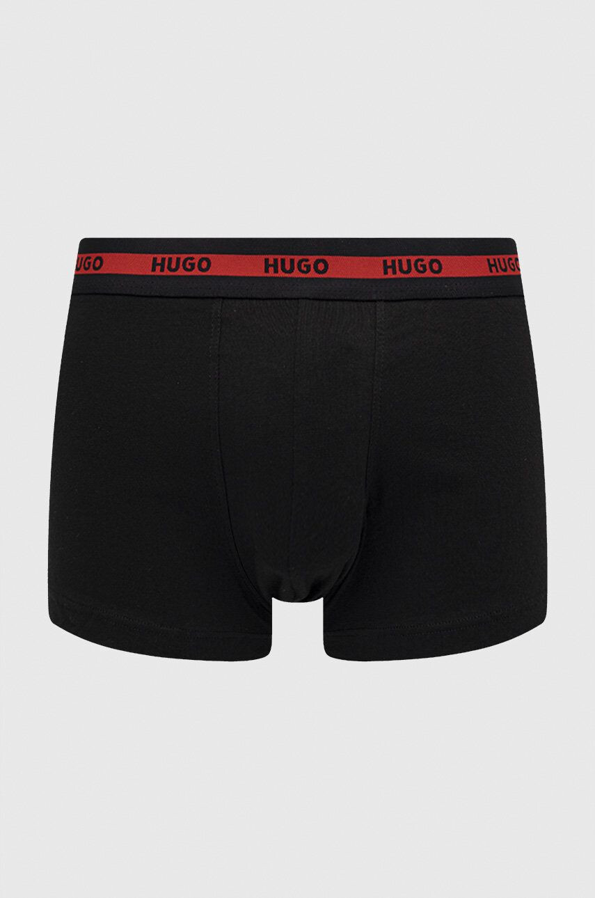 Hugo Boxerky 2- pack) pánské černá barva - Pepit.cz