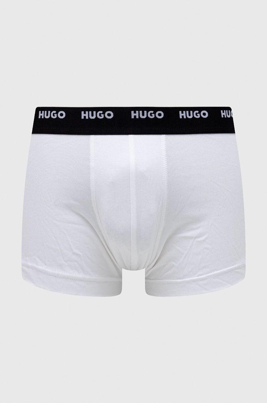 Hugo Boxerky 5-pack pánské černá barva - Pepit.cz