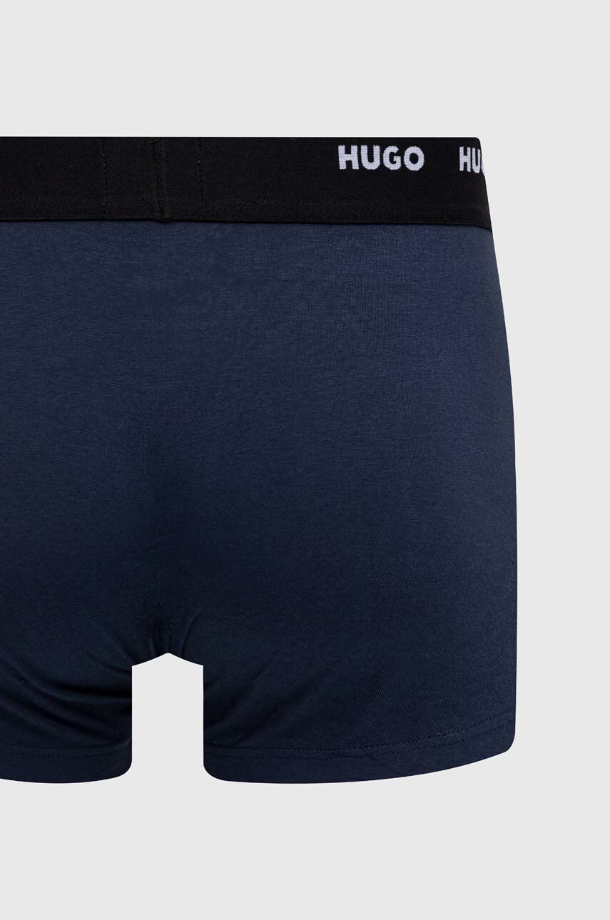 Hugo Boxerky 5-pack pánské černá barva - Pepit.cz