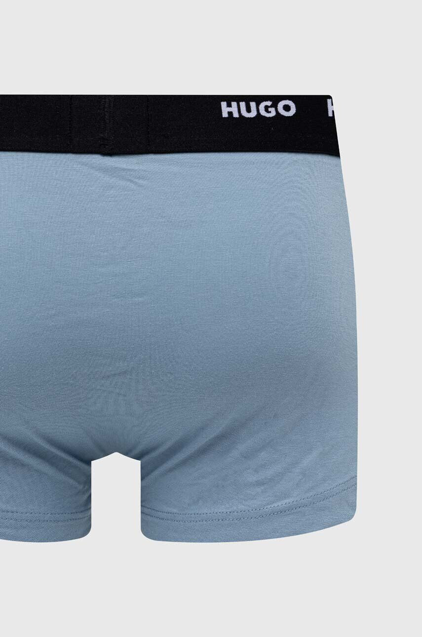 Hugo Boxerky 5-pack pánské černá barva - Pepit.cz