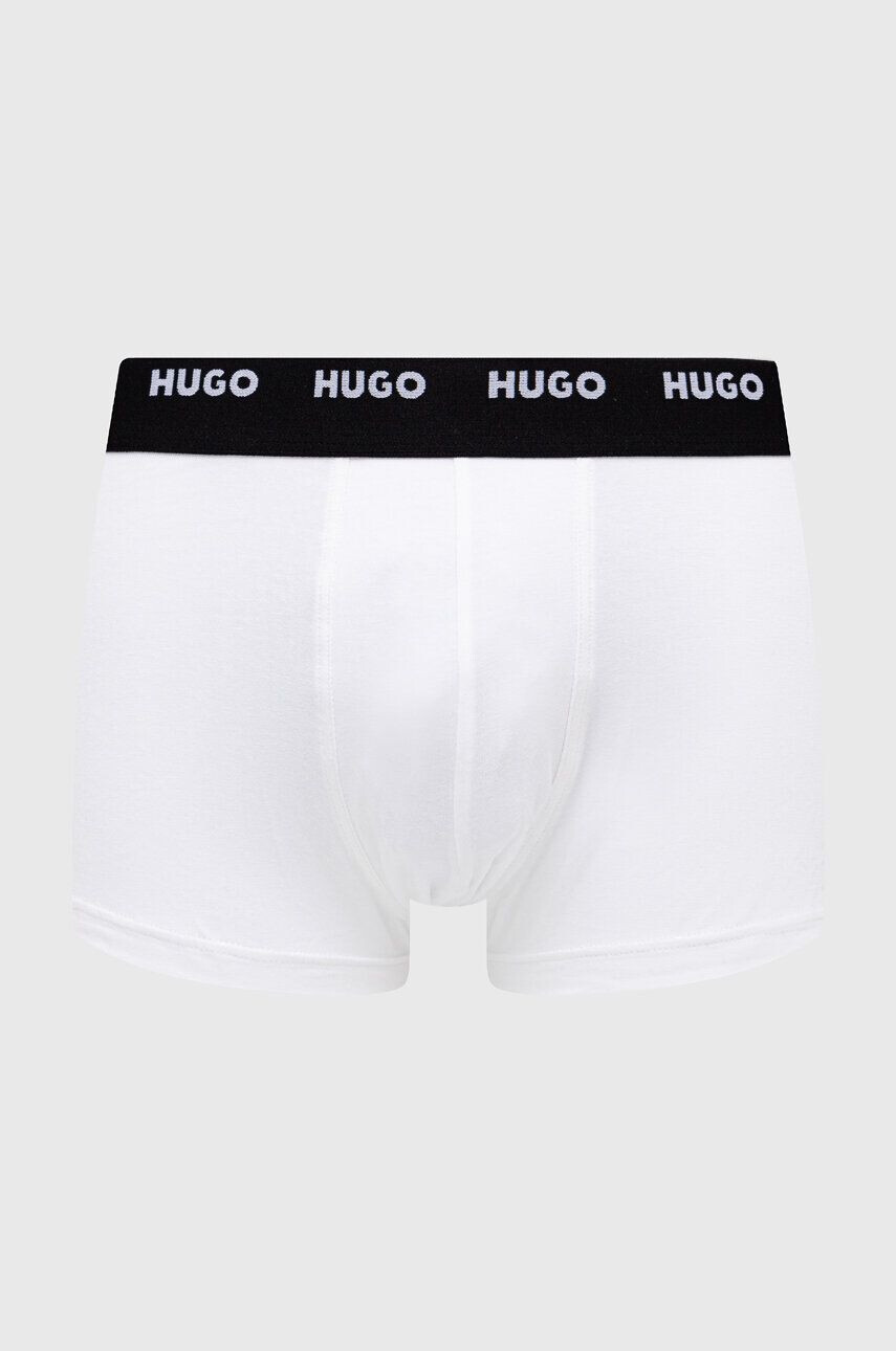 Hugo Boxerky 5-pack pánské černá barva - Pepit.cz