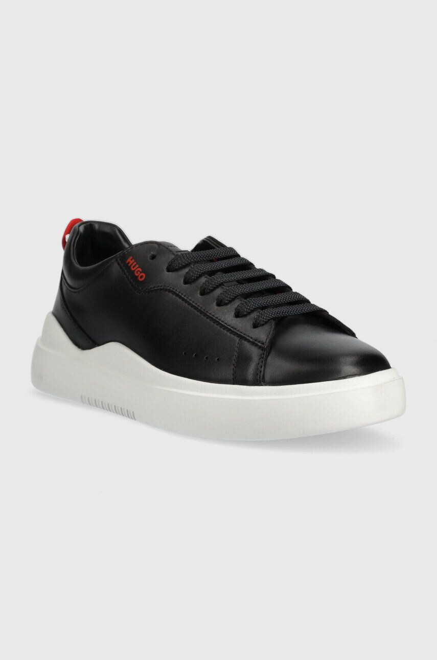 Hugo Kožené sneakers boty Blake bílá barva 50499253 - Pepit.cz