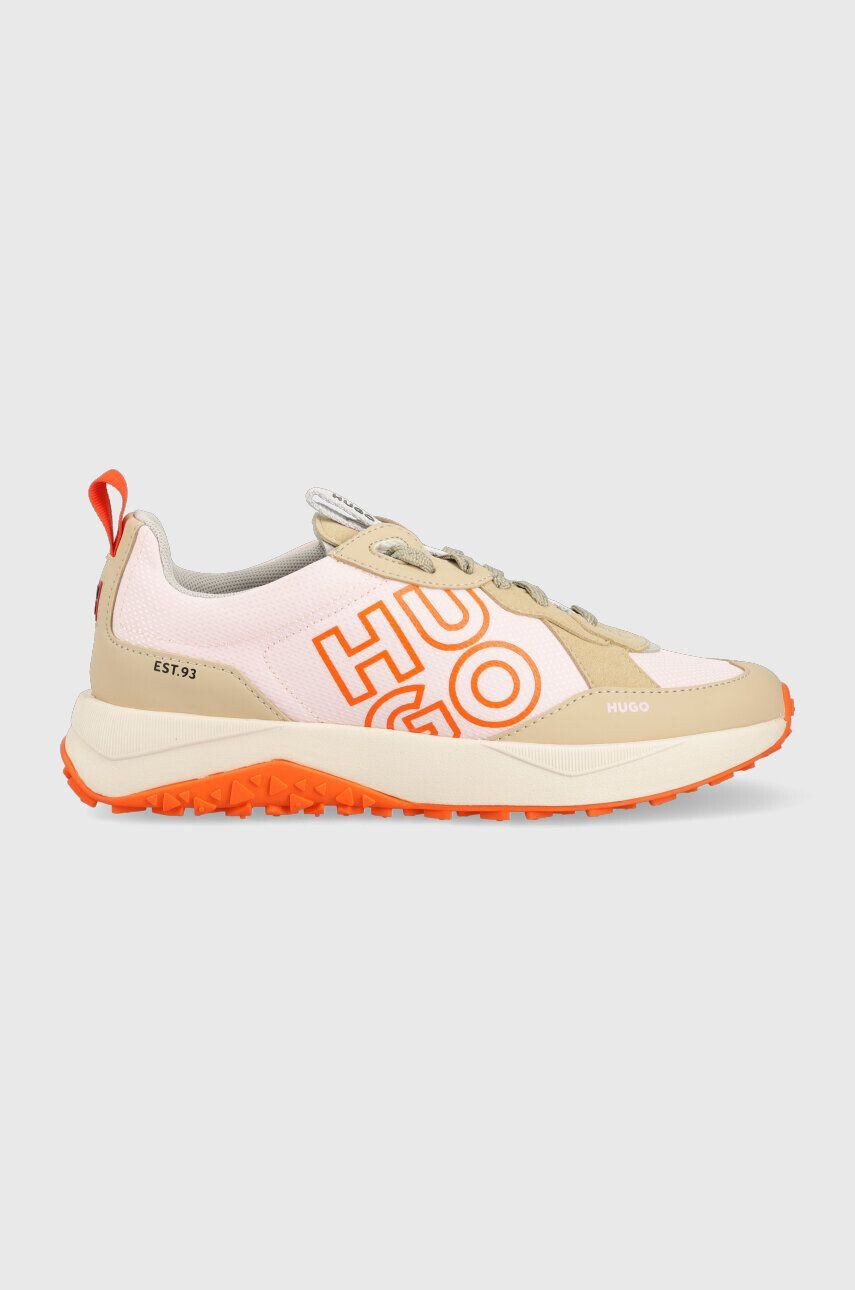 Hugo Sneakers boty Kane růžová barva 50493153 - Pepit.cz