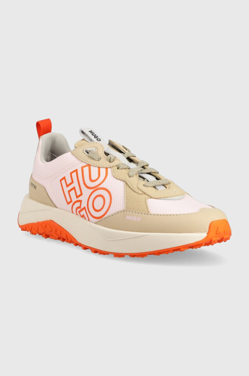 Hugo Sneakers boty Kane růžová barva 50493153 - Pepit.cz