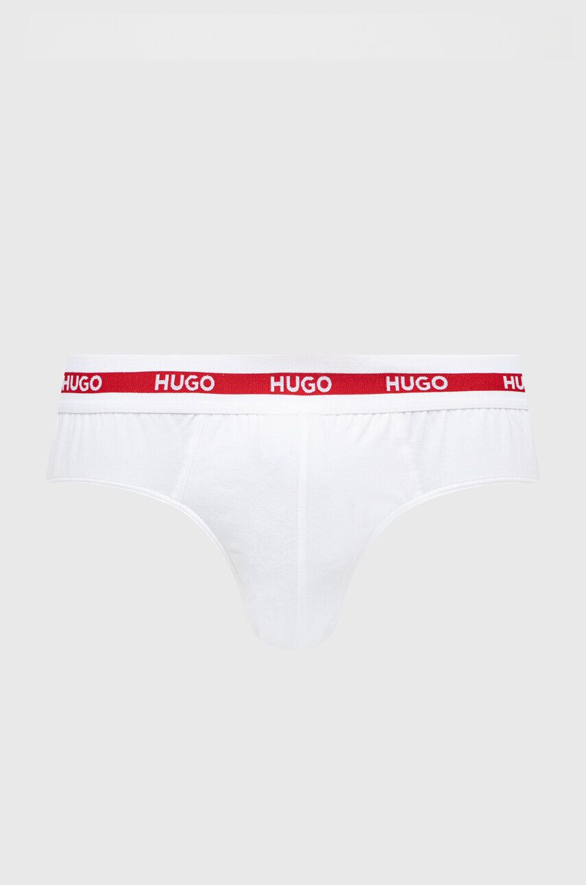 Hugo Spodní prádlo 3-pack pánské bílá barva - Pepit.cz