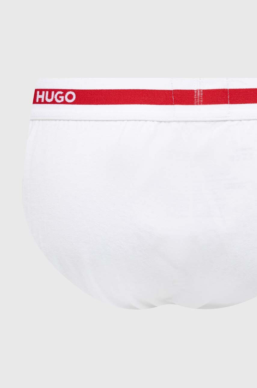 Hugo Spodní prádlo 3-pack pánské bílá barva - Pepit.cz