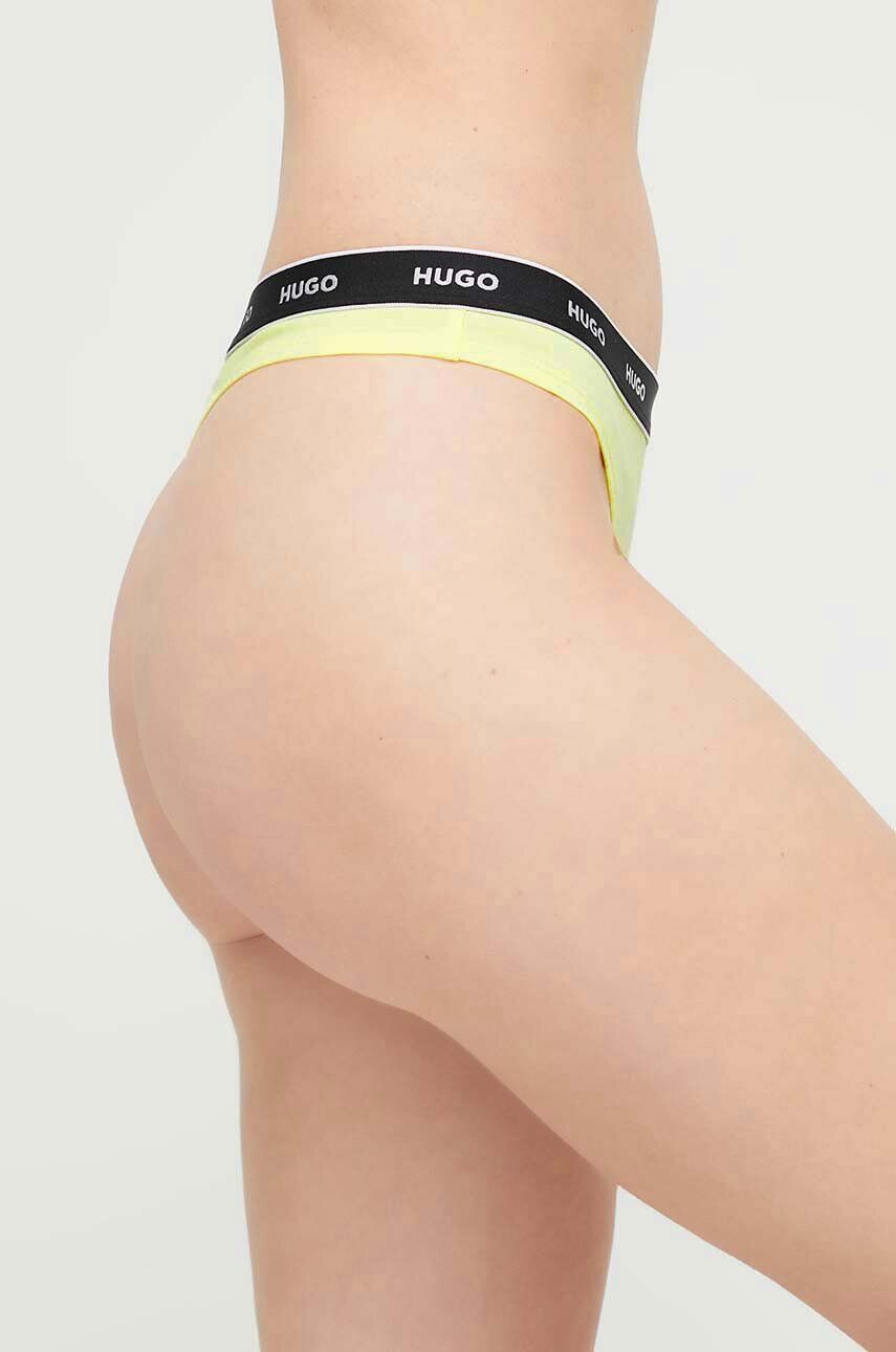 Hugo Tanga 3-pack žlutá barva - Pepit.cz