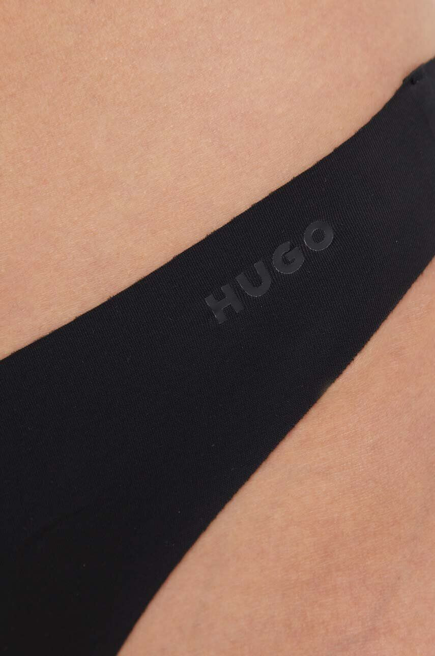 Hugo Tanga 3-pack černá barva - Pepit.cz