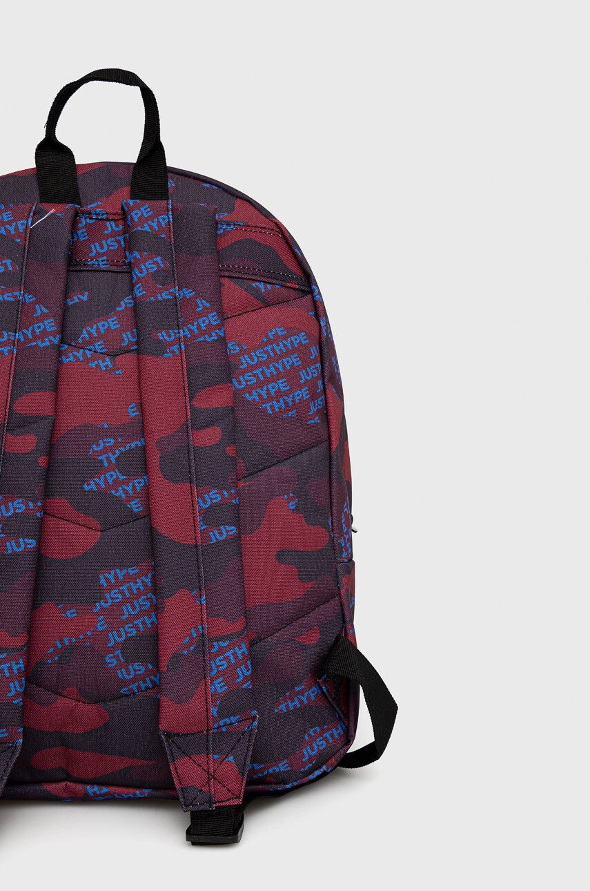 Hype Dětský batoh Burgundy & Blue Logo Camo Twlg-758 vínová barva velký vzorovaný - Pepit.cz