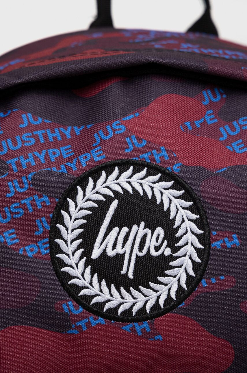 Hype Dětský batoh Burgundy & Blue Logo Camo Twlg-758 vínová barva velký vzorovaný - Pepit.cz