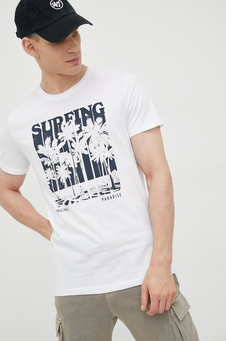 Jack & Jones Bavlněné tričko - Pepit.cz