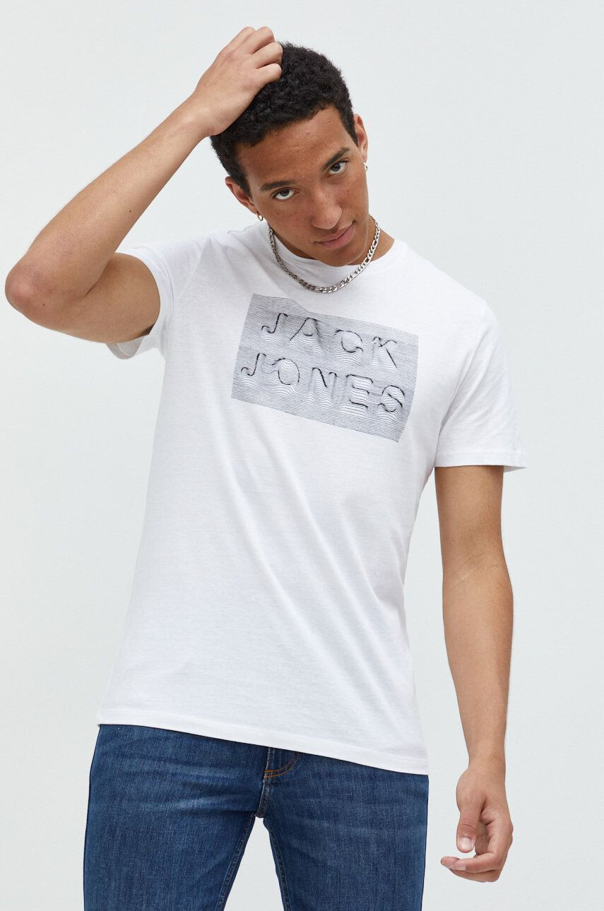 Jack & Jones Bavlněné tričko - Pepit.cz