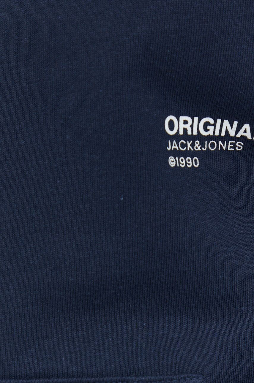 Jack & Jones Bavlněná mikina Jorclean pánská tmavomodrá barva s potiskem - Pepit.cz