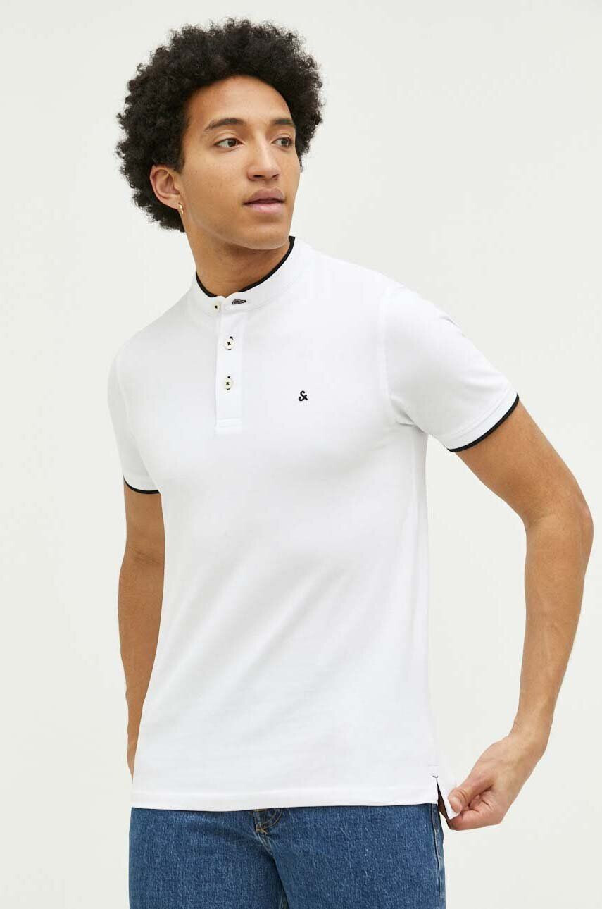 Jack & Jones Bavlněné polo tričko JJEPAULOS - Pepit.cz