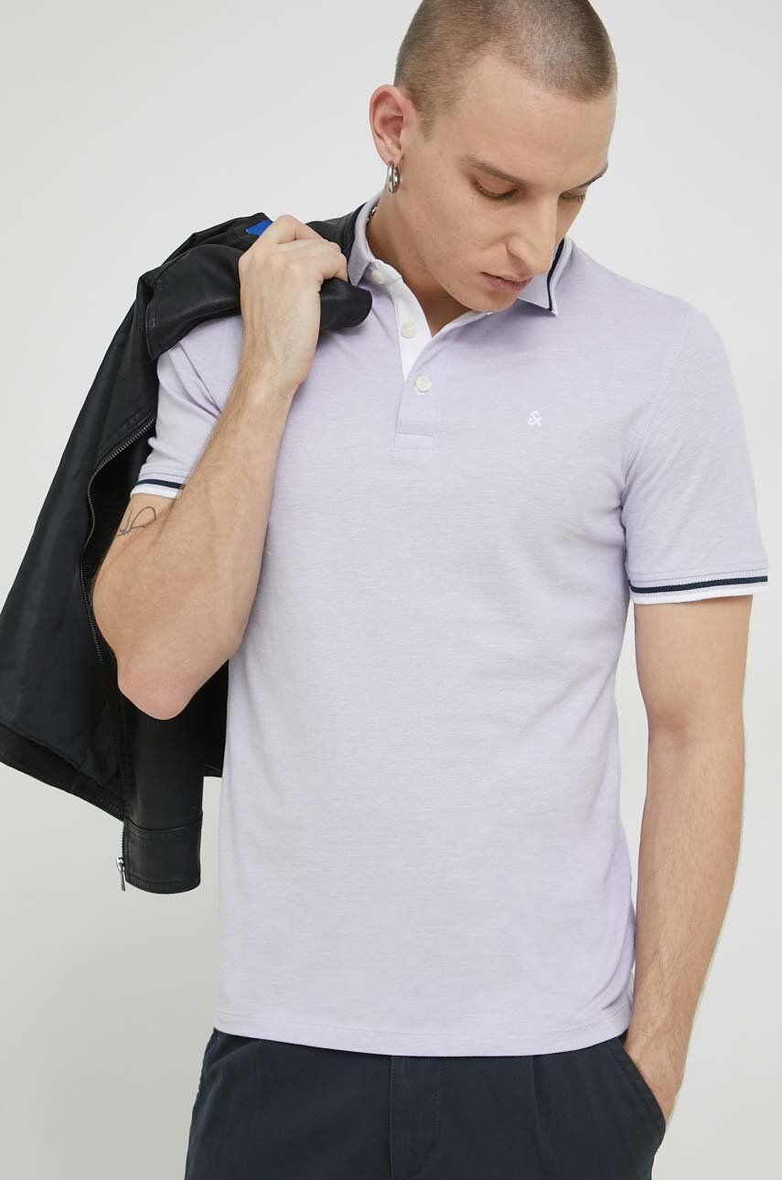 Jack & Jones Bavlněné polo tričko JJEPAULOS - Pepit.cz