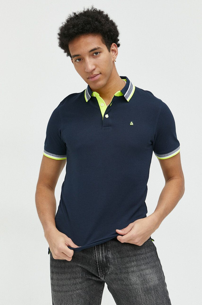 Jack & Jones Bavlněné polo tričko JJEPAULOS - Pepit.cz