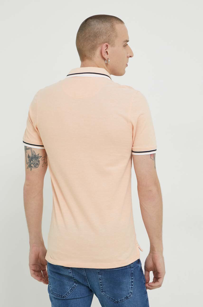 Jack & Jones Bavlněné polo tričko JJEPAULOS žlutá barva 12199711 - Pepit.cz