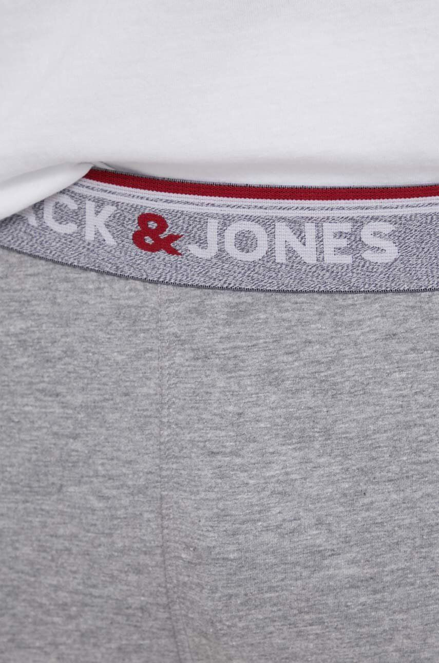 Jack & Jones Bavlněné pyžamové tričko bílá barva s potiskem - Pepit.cz