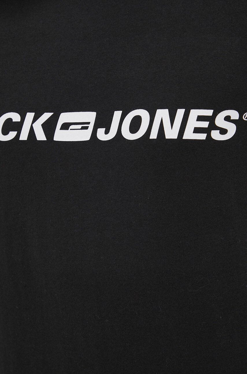 Jack & Jones Bavlněné tričko bílá barva s potiskem - Pepit.cz